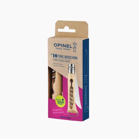 OPINEL Tire-bouchon N°10 TIRE-BOUCHON DECAPSULEUR HETRE beige