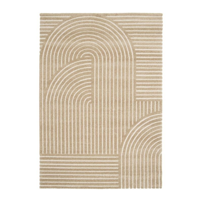 Tapis MANSIA coloris biscuit 160 x 230 cm