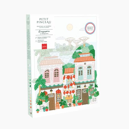 La Petite Epicerie Peinture par numéros SINGAPORE