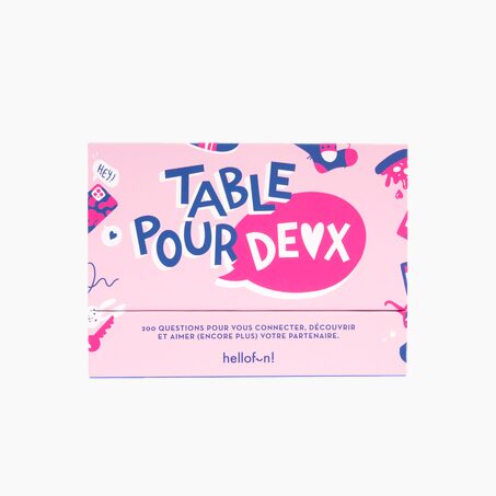 HelloFun Jeu de cartes TABLE POUR DEUX