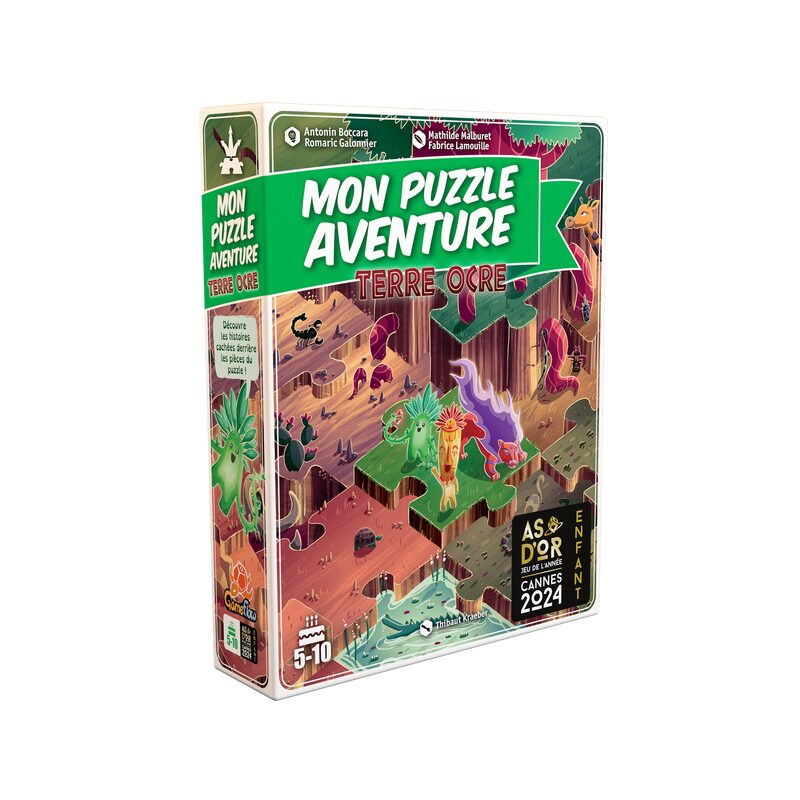 Puzzle AVENTURE TERRE OCRE