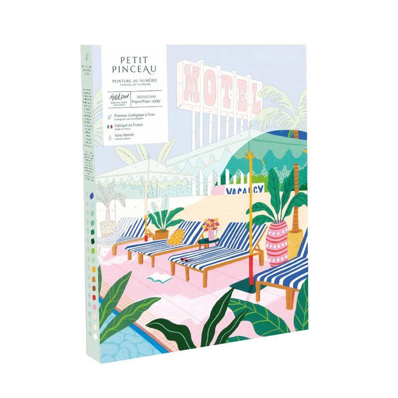 Peinture par numéros THE MOTEL POOL