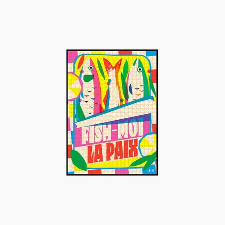 Piece and Love Puzzle FISH-MOI LA PAIX