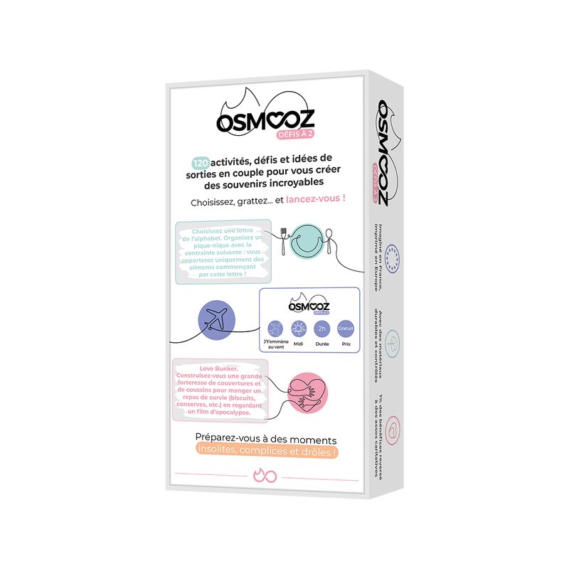 Jeu de discussion OSMOOZ DÉFIS À 2