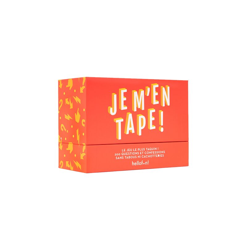 Jeu de cartes JE M'EN TAPE