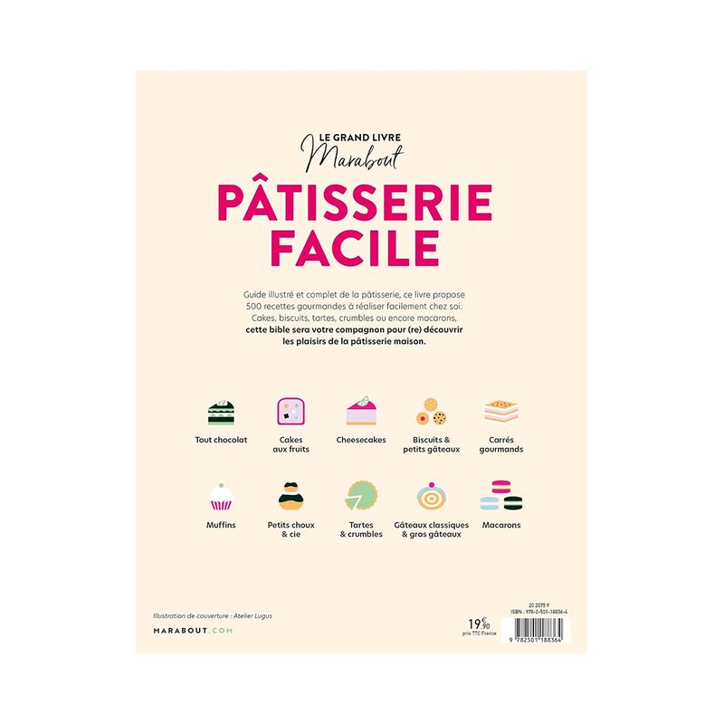 Livre culinaire LE GRAND LIVRE MARABOUT - PATISSERIE FACILE
