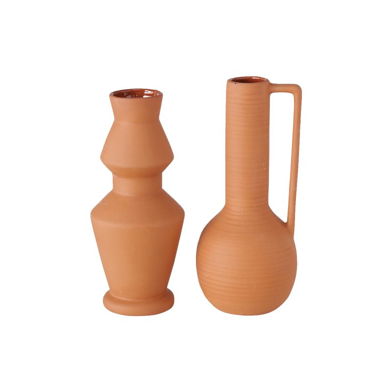 Vase SONARA coloris terre cuite