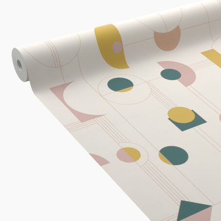 Papier peint intissé NOLA coloris multicolore