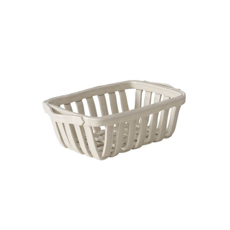 Plat BARBERY coloris blanc