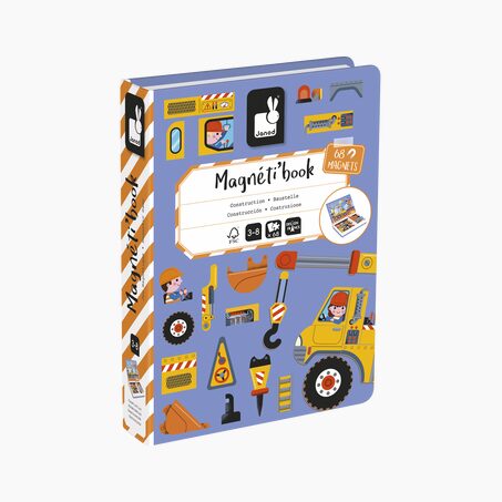 Janod Jeu éducatif MAGNETI'BOOK CONSTRUCTION