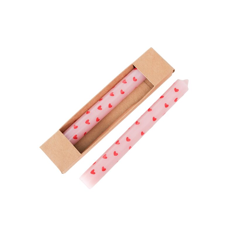Bougie VALENTINE coloris rose