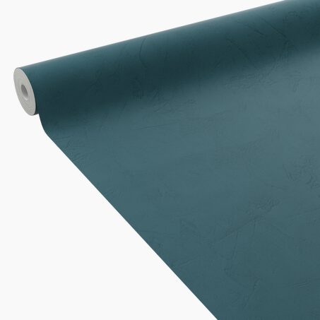 4MURS Papier peint intissé RAVENNE coloris bleu pétrole