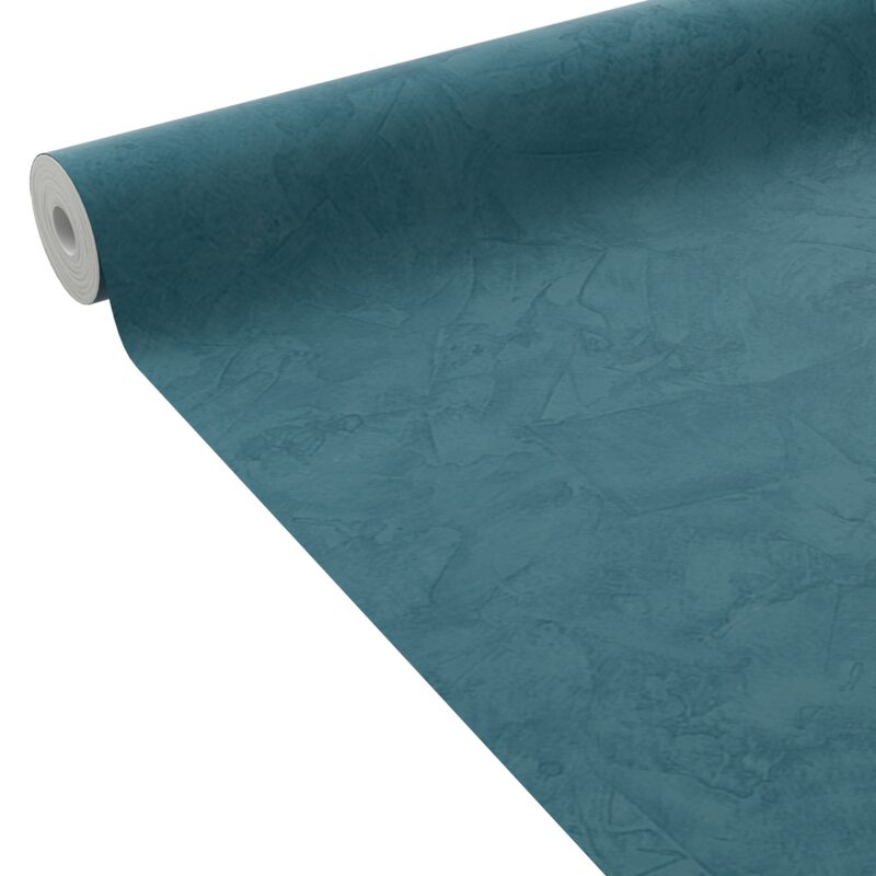 Papier peint intissé RAVENNE coloris bleu pétrole