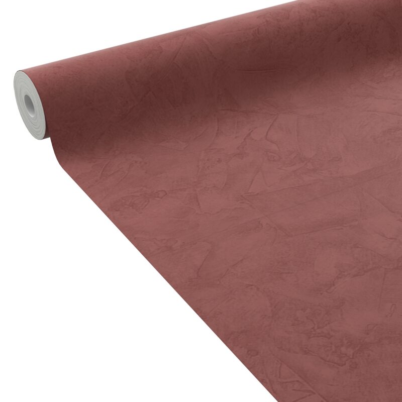 Papier peint intissé RAVENNE coloris rouge grenat