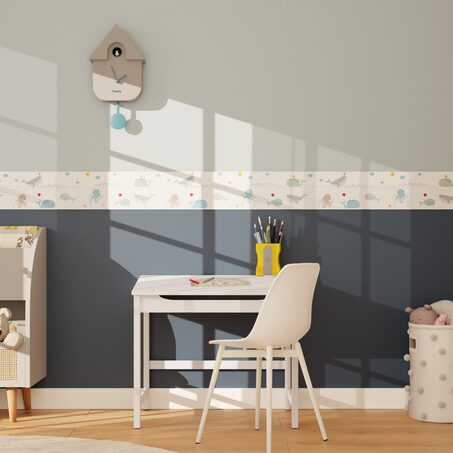 Frise adhésive ABY coloris multicolore