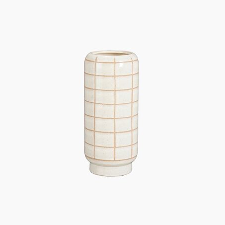 Vase JAKE coloris beige