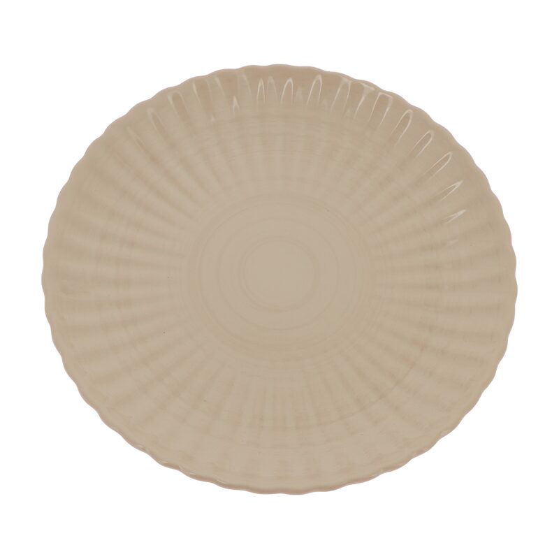 Assiette DIA coloris beige