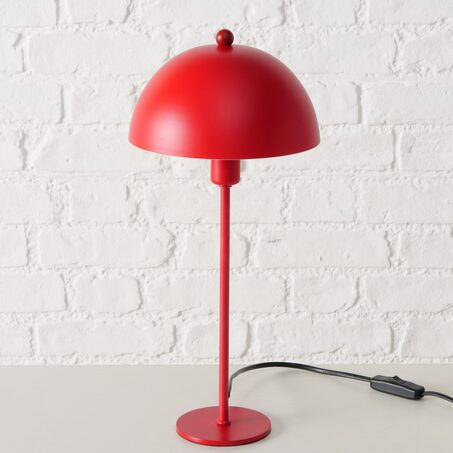 Lampe à poser PETUNIA coloris rouge 41 x 18 cm