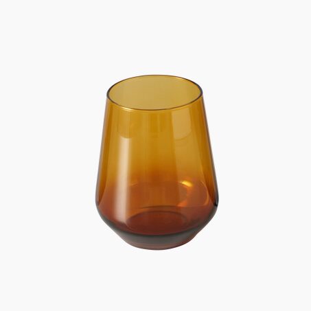 Verre MOWINE coloris Orange foncé