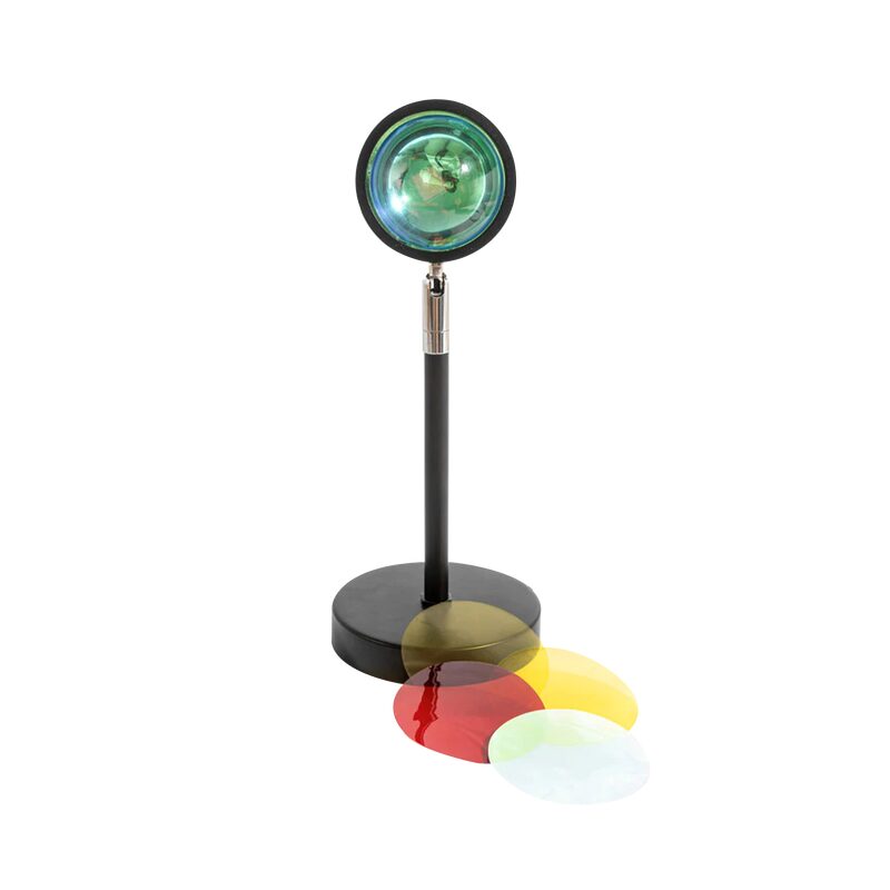 Lampe de luminothérapie COUCHER DE SOLEIL coloris noir