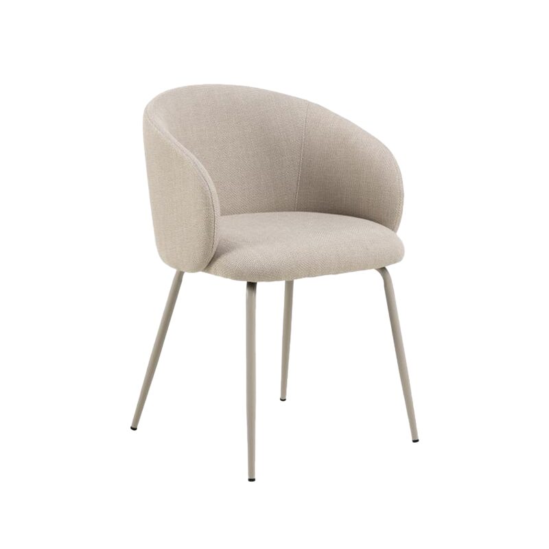 Fauteuil crapaud ELEANOR coloris beige