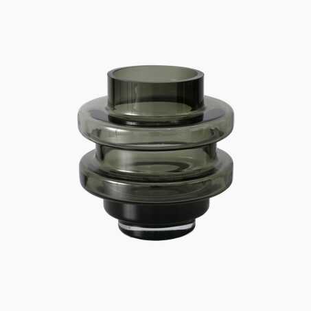 Vase CYNTRA coloris gris foncé