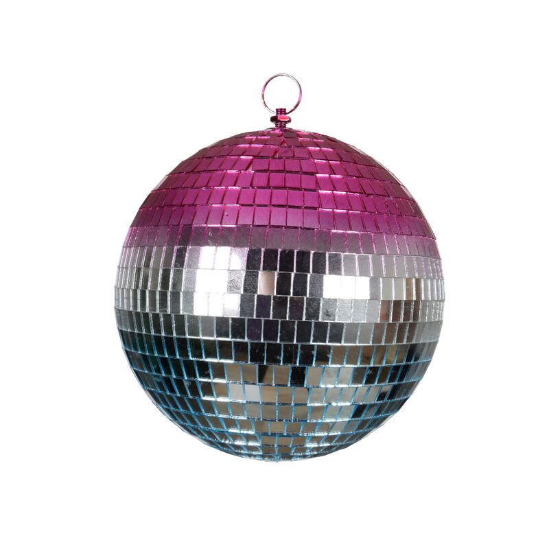 Décoration à suspendre BOULE À FACETTE coloris multicolore