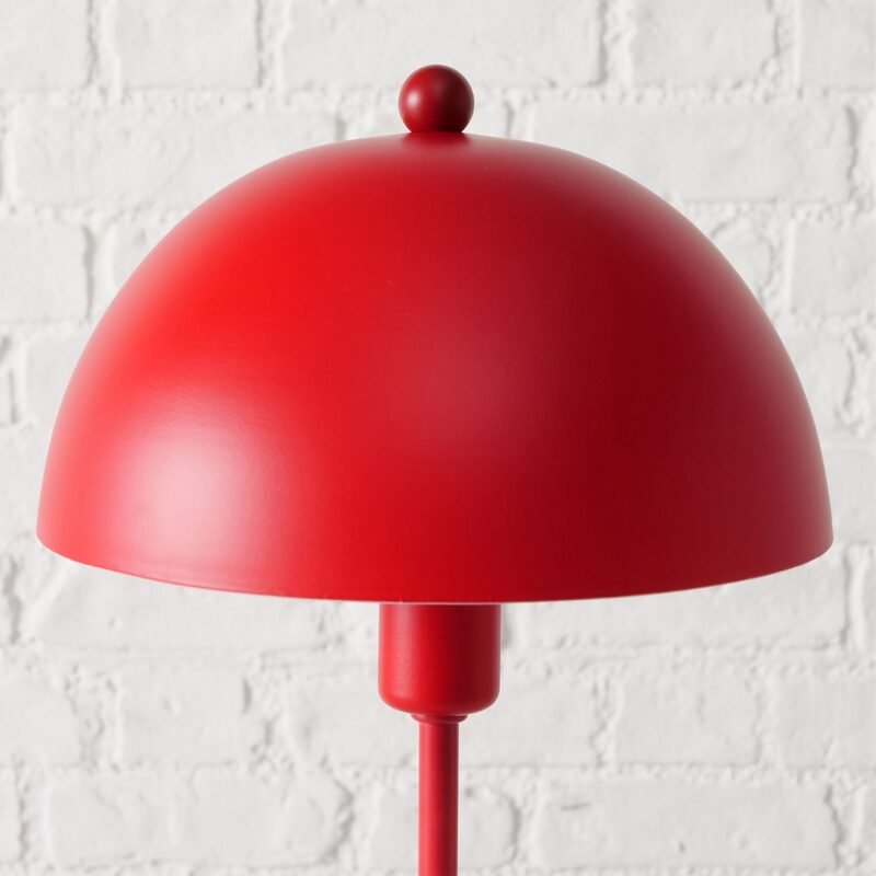 Lampe à poser PETUNIA coloris rouge 41 x 18 cm