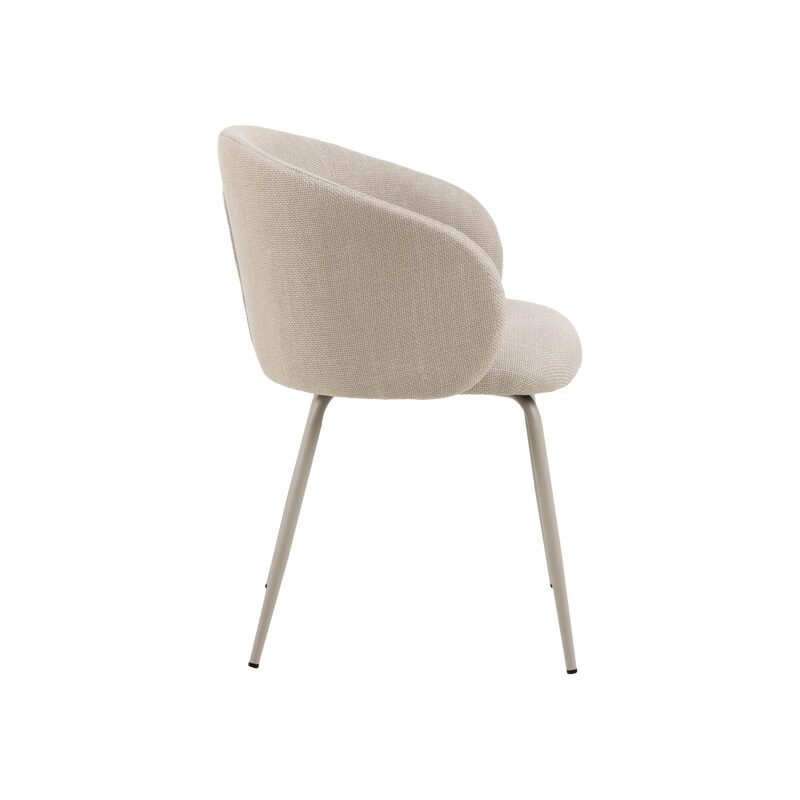 Fauteuil crapaud ELEANOR coloris beige