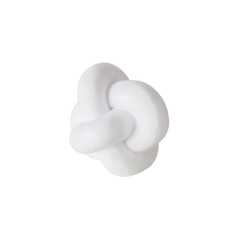 Objet déco KNOTTY coloris blanc