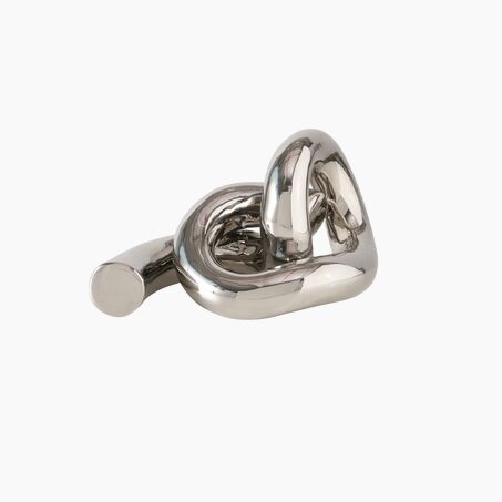 Objet déco NUDO coloris argent