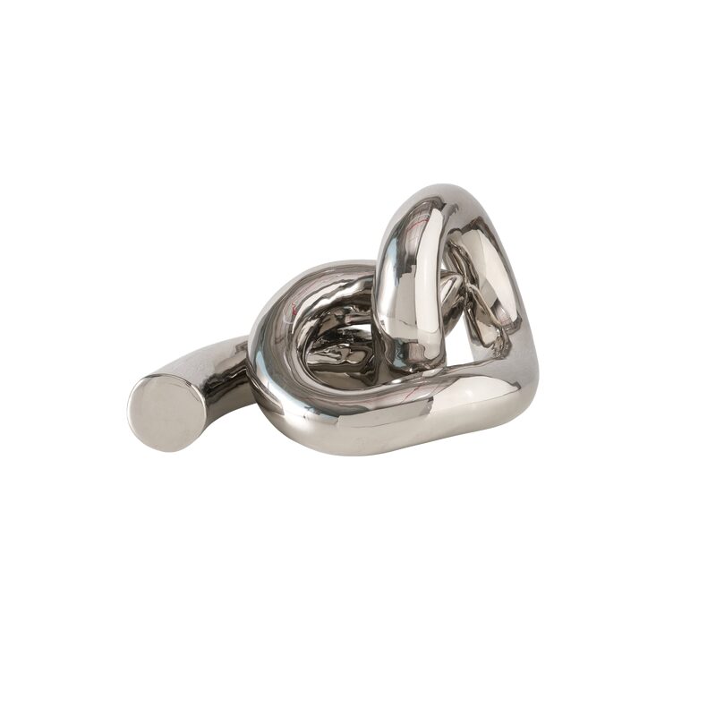 Objet déco NUDO coloris argent