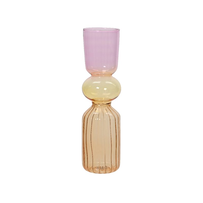 Vase MONIN coloris Jaune, rose