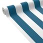 bleu paon et blanc