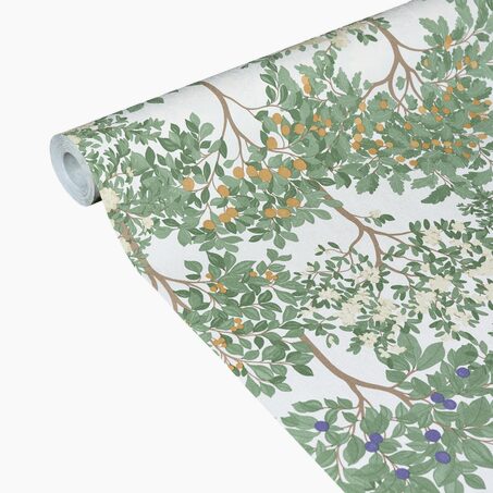 Papier peint intissé AMALFI coloris vert amande