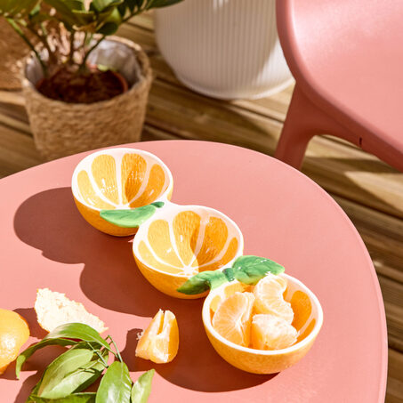 Set apéritif TAPAS ORANGE coloris orange