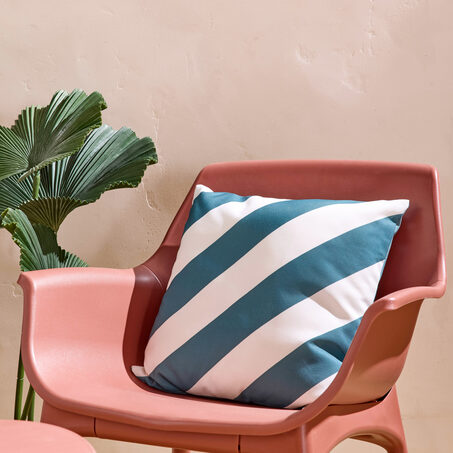 Coussin ZENO coloris vert 45 x 45 cm