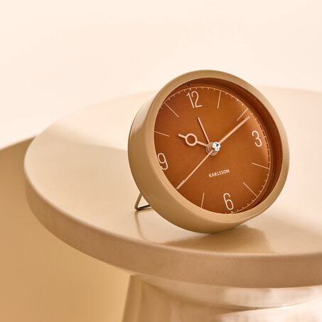 Horloge à poser CARAMEL coloris brun