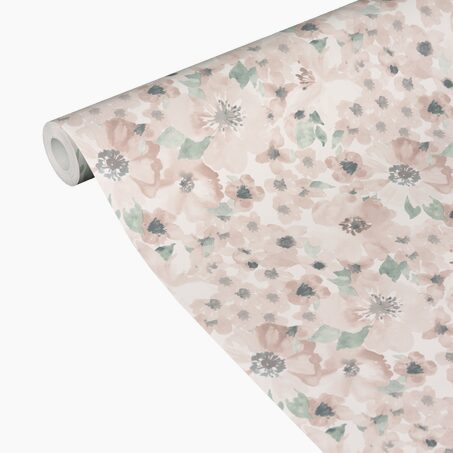 4MURS Papier peint intissé YULIA coloris rose poudré