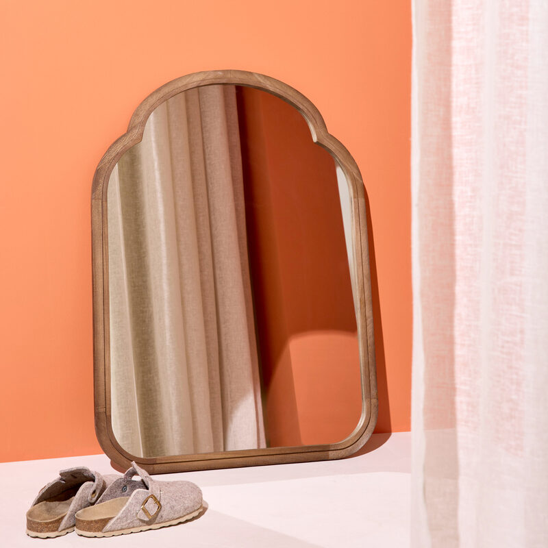 Miroir en bois LORENZA 57 x 77 cm