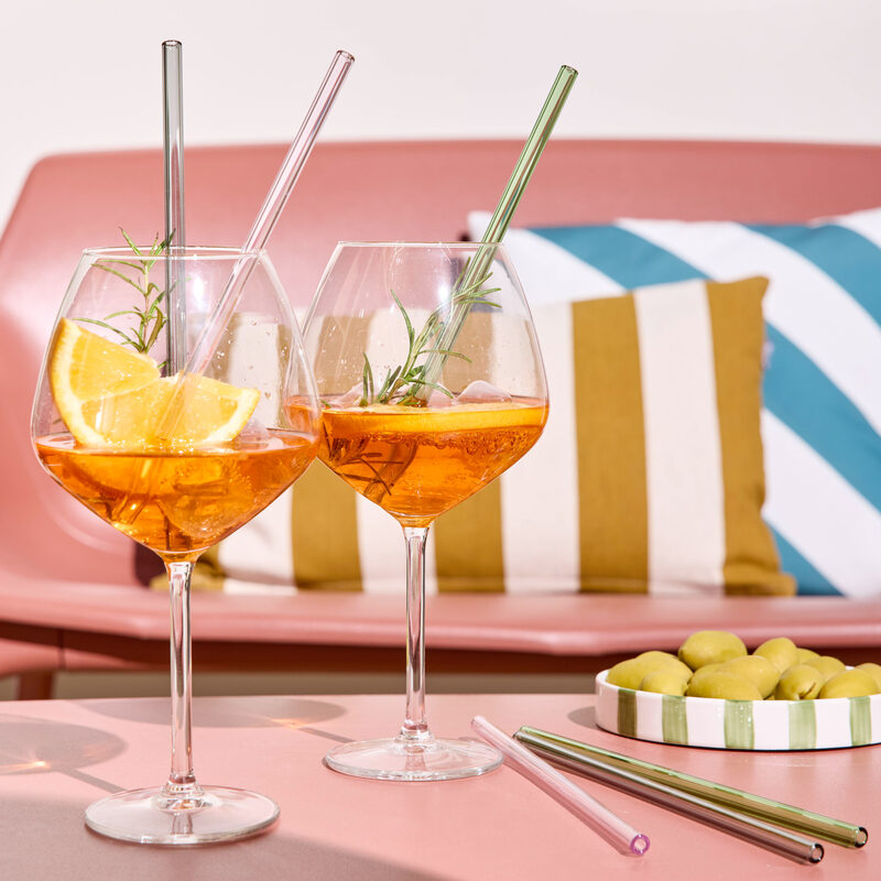Pailles COCKTAIL coloris multicolore