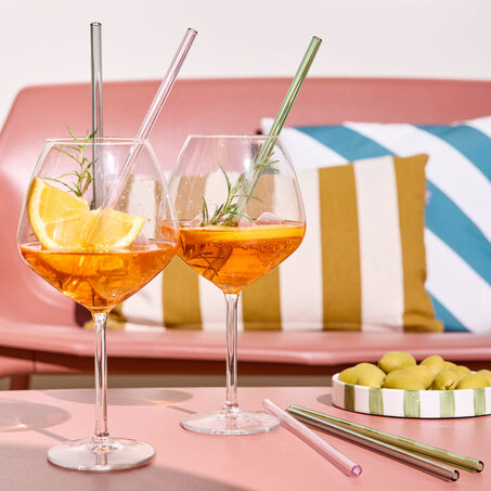 Pailles COCKTAIL coloris multicolore