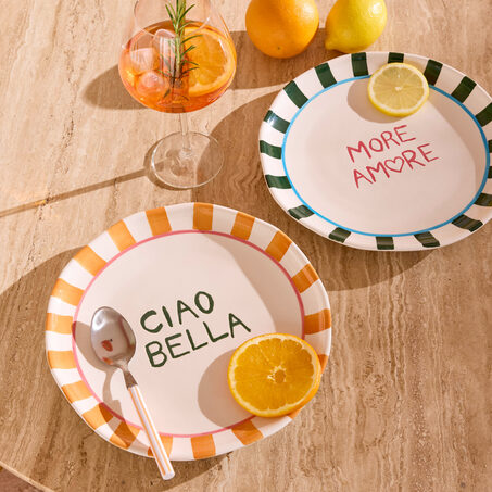 Assiette DOLCE coloris blanc
