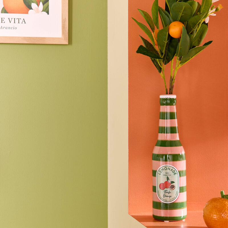 Soliflore BOUTEILLE LIMONADE coloris vert