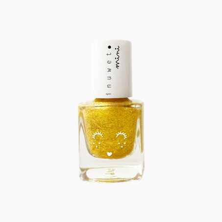 Inuwet Vernis à ongles OR PAILLETÉ Papaye