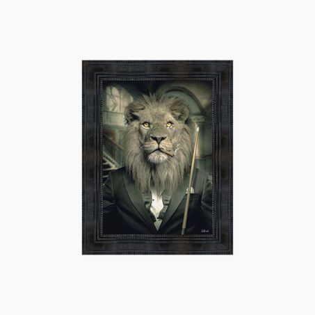 Tableau BINET LION MAFIA coloris noir