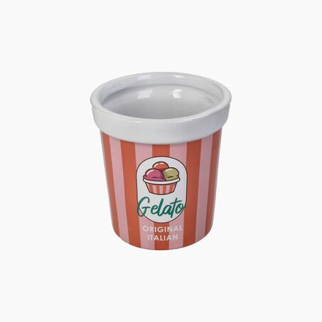 Cache-pot GELATO coloris rose