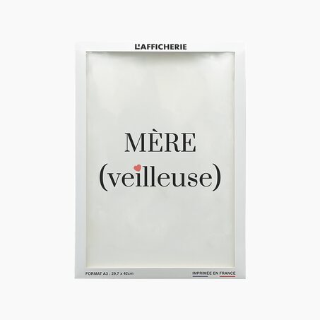 L'afficherie Affiche MEREVEILLEUSE 29,7 x 42 cm
