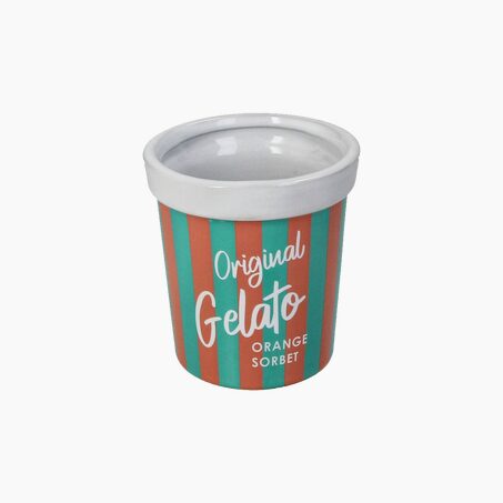 Cache-pot GELATO coloris vert