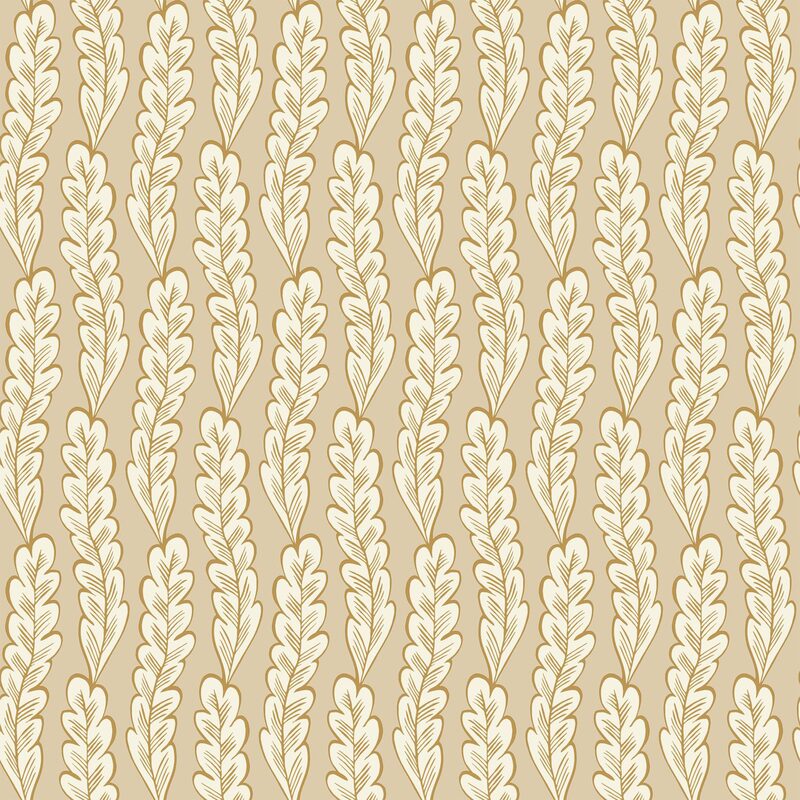 Papier peint intissé OLÉA coloris nude et doré